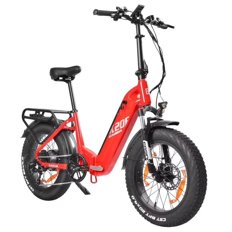 Elektriskais velosipēds Kaisda K20F, 20", sarkans cena un informācija | Elektrovelosipēdi | 220.lv