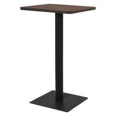 Bistro galds, 70x70x107 cm, brūns cena un informācija | Virtuves galdi, ēdamgaldi | 220.lv