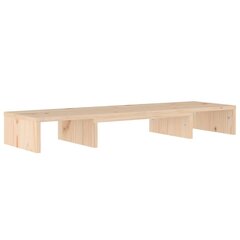 Monitora statīvs, 80x24x10,5cm, brūns цена и информация | Тумбы под телевизор | 220.lv