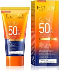 Sejas krēms Eveline Cosmetics Sun Spf50, 50 ml cena un informācija | Sejas krēmi | 220.lv