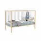 Bērnu gultiņa Iga Priede, brūna 60 x 120 cm цена и информация | Zīdaiņu gultas | 220.lv