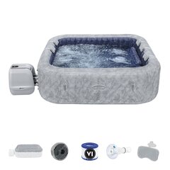 Masāžas baseins Bestway Lay-Z-Spa San Francisco AirJet, 230x230x71 cm, ar filtru cena un informācija | Baseini | 220.lv