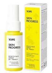Yope Skin Progress sejas ādai paredzēts serums, 40 ml cena un informācija | Serumi sejai, eļļas | 220.lv
