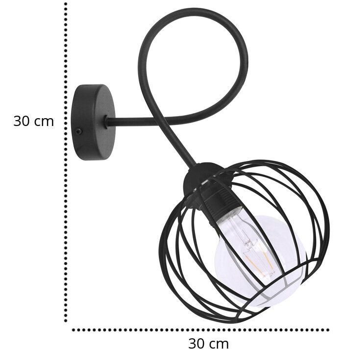 LightHome sienas lampa Edison cena un informācija | Sienas lampas | 220.lv