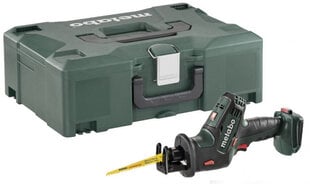 Metabo SSE 18 LTX Compact Akumulatora virzuļzāģis 18 V + metaBOX ( 602266840 ) - ohne Akku. ohne Ladegerät cena un informācija | Zāģi, ripzāģi | 220.lv