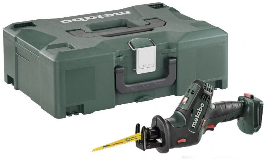 Metabo SSE 18 LTX Compact Akumulatora virzuļzāģis 18 V + metaBOX ( 602266840 ) - ohne Akku. ohne Ladegerät цена и информация | Zāģi, ripzāģi | 220.lv