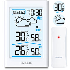 Метеостанция с дисплеем BD-911 белая цена и информация | Метеорологические станции, термометры | 220.lv