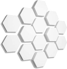 3D поглотитель из Basotect ® B White - 14 x поглотителя акустика Acoustics Sound Поглощение широкопоглощающей набор № 08 цена и информация | Изоляционные материалы | 220.lv