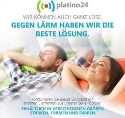 Platino24 3D Set Sound Abripber Color, сделанный из базотета G+ с акустическим войлоком, 6 соты в бирюзовом каждом Ø30 см, улучшение акустики в помещении цена и информация | Изоляционные материалы | 220.lv