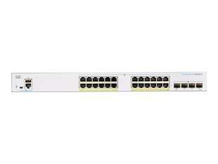 Cisco CBS250-24FP-4G-EU tīkla slēdzis Pārvaldīts L2/L3 Gigabit Ethernet (10/100/1000) Sudrabs cena un informācija | Elektrības slēdži, rozetes | 220.lv