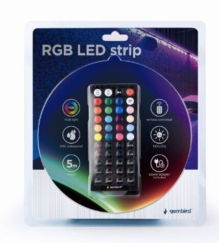 Gembird RGB LED strip 5 m cena un informācija | Novērošanas kameras | 220.lv