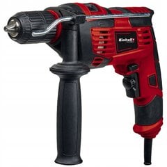 Einhell TC-ID 720/1 E 2800 RPM 1,92 kg melns, sarkans cena un informācija | Skrūvgrieži, urbjmašīnas | 220.lv