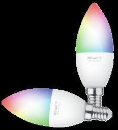 LED spuldze Trust Smart WiFi LED Candle E14 White & Colour (duo-pack) cena un informācija | Novērošanas kameras | 220.lv