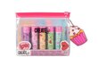 Lūpu balzams Glitter Emoticon Lip Balm Set 84531, 5 gab. cena un informācija | Bērnu kosmētika, līdzekļi jaunajām māmiņām | 220.lv