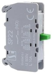 Рельсовый переключатель с коротким замыканием SP22-10-1-sz зеленый цена и информация | Электрические выключатели, розетки | 220.lv