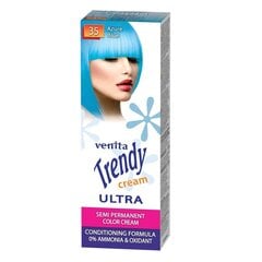 Krēmveida matu krāsa Venita Trendy Cream, 35 Azure Blue, 75 ml cena un informācija | Matu krāsas | 220.lv