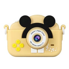 Цифровой фотоаппарат детский C13 Mouse желтый цена и информация | Цифровые фотоаппараты | 220.lv