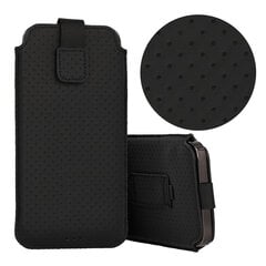 Чехол HIT Pouch (размер XL) для Iphone 14/14 Pro/Iphone 15/15 Pro/Samsung S23/S23 Plus/S24/S24 Plus/A15/A54 5G, дизайн 4, черный цена и информация | Чехлы для телефонов | 220.lv