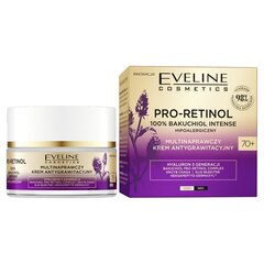 Sejas krēms nobriedušai ādai Eveline Pro-Retinol 100% Bakuchiol Multi-Repair Anti-Gravity Cream 70+, 50 ml cena un informācija | Sejas krēmi | 220.lv