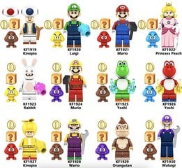 Konstruktors Super Mario figūriņa HeroBricks, 5 cm cena un informācija | Konstruktori | 220.lv