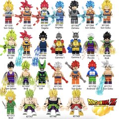 Konstruktors Dragon Ball Son Goku figūra HeroBricks, 5 cm cena un informācija | Konstruktori | 220.lv