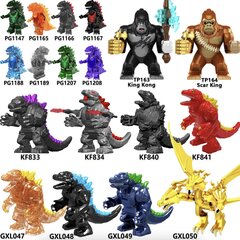 Konstruktors Godzilla figūra HeroBricks, 14 cm cena un informācija | Konstruktori | 220.lv