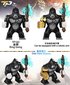 Konstruktors King Kong vs Godzilla figūra HeroBricks, 2 gab., 9 cm cena un informācija | Konstruktori | 220.lv