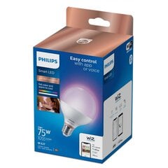 Светодиодная лампочка Philips Wiz G95 Smart E27 11 W 1055 lm цена и информация | Механические инструменты | 220.lv