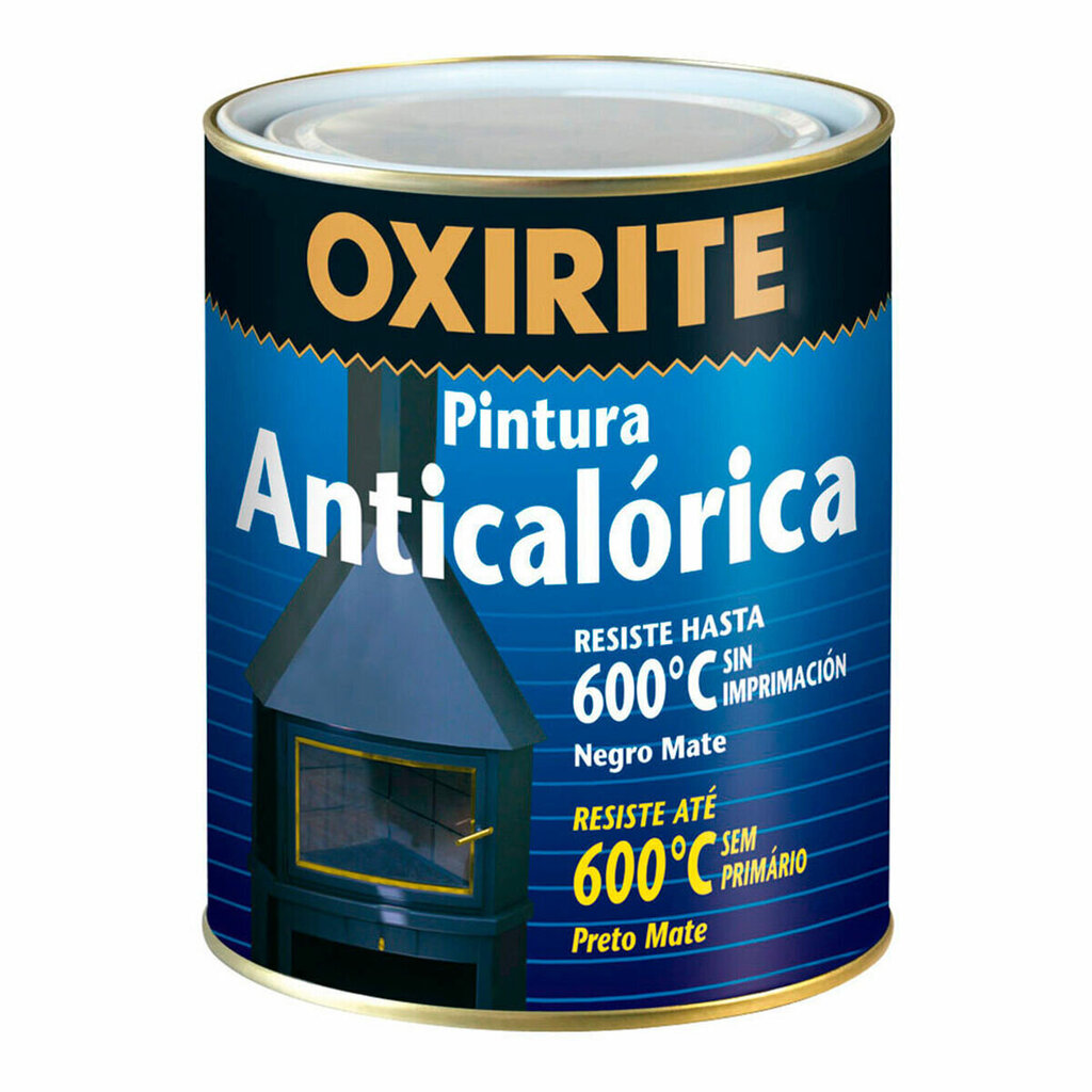 Anti-heat paint OXIRITE 5398041 Melns 750 ml cena un informācija | Krāsas | 220.lv