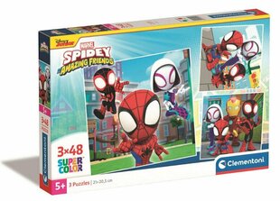 Puzle Clementoni SuperKolor Square Spidey.25294, 144 d. cena un informācija | Puzles, 3D puzles | 220.lv