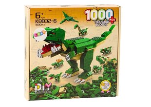 Dinozauru konstruktors 6in1 Lean Toys, 1000 gab. cena un informācija | Konstruktori | 220.lv