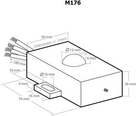 KEMO M176 Marder aizsardzība par mehāniskajiem transportlīdzekļiem 12 V/DC, ūdensnecaurlaidīgs saskaņā ar IP65. Keels karti caur lādētām augstsprieguma flīzēm un spēcīgi, agresīvi rāpojoši ultraskaņas toņi. Ar LED displeju cena un informācija | Rokas instrumenti | 220.lv