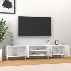 vidaXL TV skapis, balts, 180x31,5x40cm, apstrādāts koks cena un informācija | TV galdiņi | 220.lv