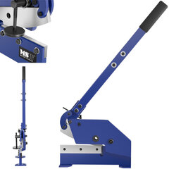 Giljotīnas šķēres manuāla giljotīna lokšņu metālam un stieņiem, tūkst. 6mm platums 170mm 10160031 cena un informācija | Rokas instrumenti | 220.lv