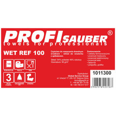 Salvetes mērcēšanai POWER ProfiSauber WET REF 100 - REFILL 10113001 cena un informācija | Rokas instrumenti | 220.lv