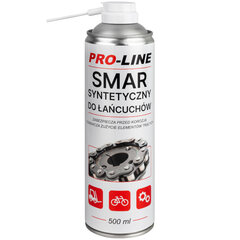 Sintētiskā ķēdes smērviela PRO-LINE aerosols 500ml 10106741 cena un informācija | Rokas instrumenti | 220.lv