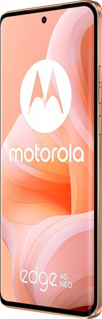 Motorola Edge 40 Neo 5G 12/256GB, Peach cena un informācija | Mobilie telefoni | 220.lv