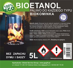 Biospirts bioetanols BIO degviela biokamīnam 5L 10091951 цена и информация | Механические инструменты | 220.lv