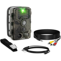 Camera trap meža kamera ar kustības sensoru 8MP F-HD 20m IR LED USB 10110061 cena un informācija | Rokas instrumenti | 220.lv