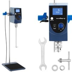 Laboratorijas mehāniskais maisītājs, taimeris, 2500 apgr./min cena un informācija | Rokas instrumenti | 220.lv