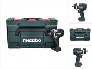 Metabo SSW 18 LTX 800 BL akumulatora triecienatslēga 18 V 800 Nm 1/2" + metaBOX - bez akumulatora, bez lādētāja цена и информация | Шуруповерты, дрели | 220.lv