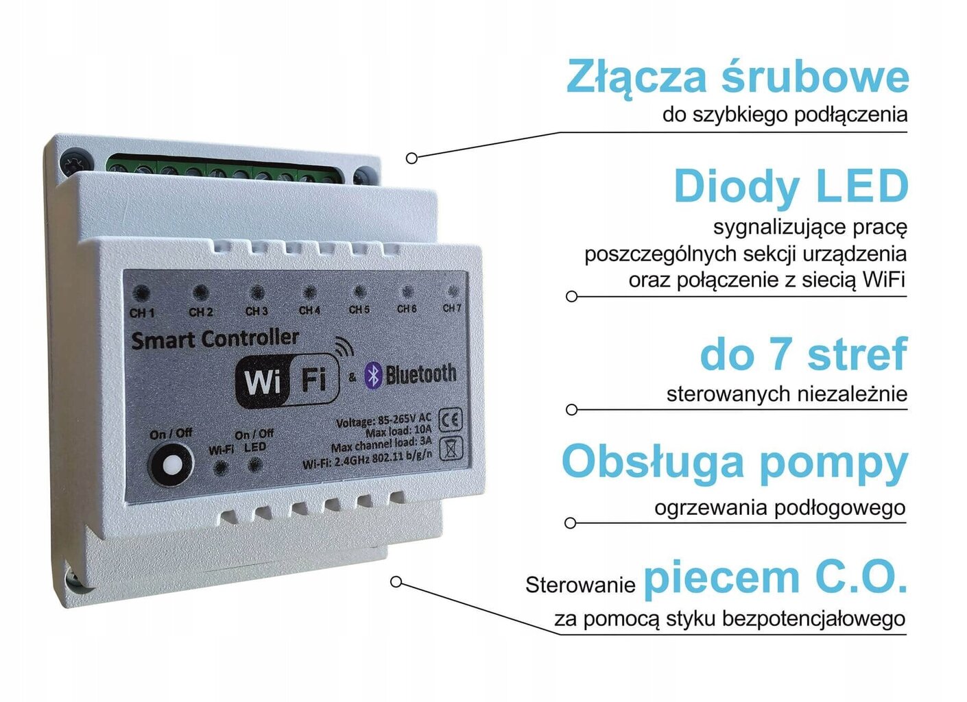 WiFi zemgrīdas apsildes komplekts - 5 ķēdes cena un informācija | Siltās grīdas | 220.lv