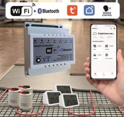 WiFi zemgrīdas apsildes komplekts - 3 ķēdes cena un informācija | Siltās grīdas | 220.lv