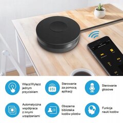 TUYA SmartLife universālā WiFi IR tālvadības pults melnā krāsā цена и информация | Батарейки | 220.lv