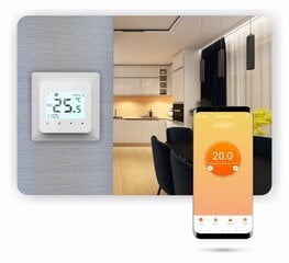 Zigbee bezvadu grīdas komplekts 4 sekcijas цена и информация | Нагревательные коврики для пола и зеркал | 220.lv