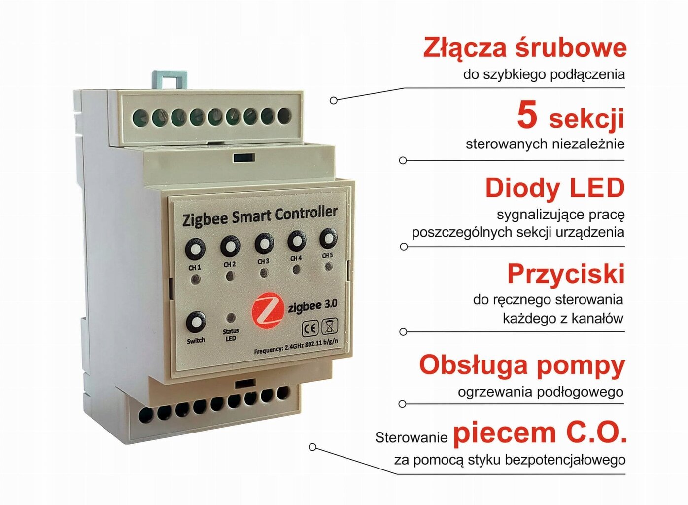 Zigbee bezvadu grīdas komplekts 4 sekcijas цена и информация | Siltās grīdas | 220.lv