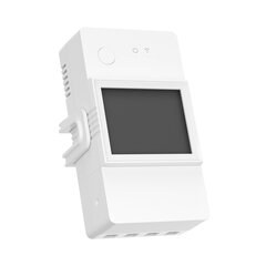 Интеллектуальное WiFi-реле Sonoff POW Elite R3 (20A) с измерителем мощности и ЖК-дисплеем цена и информация | Датчики | 220.lv