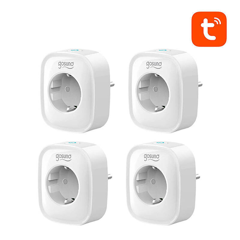 Smart ligzda WiFi SP1 (4-pack) Tuya Gosund цена и информация | Elektrības slēdži, rozetes | 220.lv