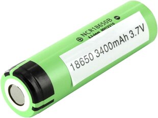 Uzlādējams akumulators PANASONIC 18650 NCR18650-B, 3400mAh, litija jonu cena un informācija | Baterijas | 220.lv