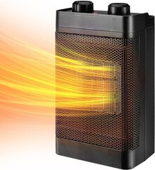 Электрический портативный комнатный обогреватель Aytop, YND-1200B, 1500W, черный цена и информация | Обогреватели | 220.lv